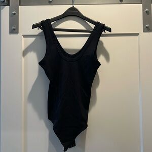 Abercrombie Seamless Rib Fabric Tank Bodysuit